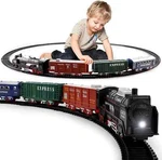 Train Set Toy For Kids, Locomotive Engine Battery Powered Railway, XT-12, Deao. Fixed Price $29.99.