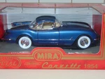 1954 Chevrolet Corvette Pennant Blue Diecast Coupe By Mira 1/18 Scale New In Box. Fixed Price $36.75.