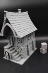 Tabletop Terrain Fantasy Row House No Porch Dnd Rpg Wargame Skirmish 28MM. Fixed Price $38.00.