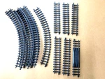 New Bright Dickensville / Holiday Village Xmas Train Replacement Tracks - 14 Pcs. Fixed Price $17.99.