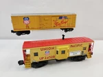 Mth Railking Up 30-7420 Route Of The Big Boys & 20-91750 Bay Window Caboose. Fixed Price $94.95.