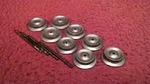 Lot #3 Lionel Post War TC-70 Freight Truck Wheels & 4 TC-118 Axles. Fixed Price $5.85.