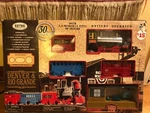 Eztec Train Set Christmas Holidays Denver & Rio Grande Gauge Battery Operated. Fixed Price $14.99.