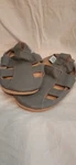 New! Dotty Fish Soft Sole Leather Baby Shoes 0-6MTH Gray. Fixed Price $20.00.