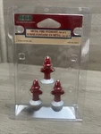 Lemax Metal Fire Hydrant (set Of 3) #34971FIGURINE. Fixed Price $8.09.