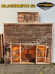Scale Wild West Blacksmith #2- Building Flat/front- Mth. Fixed Price $18.99.