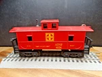 K-line O/O27 Gauge Santa Fe Atsf 6126 Radio Equipped Center Cupula Caboose. Fixed Price $17.00.
