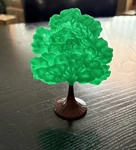 Plasticville O/s MT-2 Maple Tree Factory Glued 1950'S. Fixed Price $18.99.