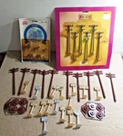 Scale Rail King Telephone Set, Mp Deer And Misc Poles, Etc.. Fixed Price $24.99.