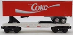 K-line K6632 Coca-cola Tractor Trailer & Flatcar Ex. Fixed Price $14.99.