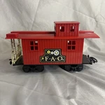 F.a.o. Schwarz Train Set Non Motorized Caboose Car Part Only 2018 Red 1006832. Fixed Price $20.00.