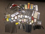 Ho Scale Train Lot Track Grandt Line Bridge Scenics Mini Miter Box Wheels Set ++. Fixed Price $199.99.
