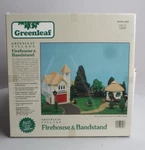 Greenleaf 8026 Scale Firehouse & Bandstand Building Kit. Fixed Price $19.54.