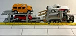 New-ray 1:43 Black Kenworth W900 Hauler Comes With Die-cast Cars. Fixed Price $29.99.