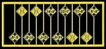 Tichy Trains 8298 Ho Scale Bridge Clearance Warning Signs -- 12. Fixed Price $5.99.