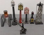 Marx & Other Gauge Assorted Accessories; 422, 416, 413, 405, 394, 438 7. Fixed Price $61.59.
