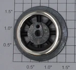 Lionel SLS-257-7 Black Spoke Plain Drive Wheel With Siderod Boss. Fixed Price $5.00.