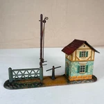 Antique Bing Rnberg 1920S Crossing Station Signal Semaphore Tin Train German. Fixed Price $114.99.