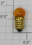 Lionel 1447A 18 Volt Screw Base Transparent Amber Light Bulb (10). Fixed Price $10.00.
