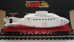 Geller Toy Trains Aec 13621 Operating Submarine Flat Car Like Lionel 3830. Fixed Price $144.95.
