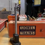 Lionel No. 151 Semaphore Signal Light Function Metal Plastic Vintage Black Red. Fixed Price $18.00.
