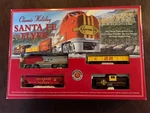 Bachmann Classic Holiday Santa Fe Flyer Train Set, New Open Box - Scale. Fixed Price $80.00.