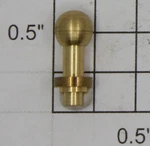 Lionel 636E-21 Brass Motor Pivot Ball (10). Fixed Price $40.00.