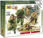 Zvezda Models Soviet Snipers Kit (1/72 Scale). Fixed Price $13.99.