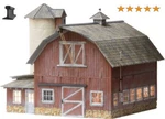 Woodland Scenics Scale New Built & Ready With Leds Weathered Barn BR5865. Fixed Price $165.15.