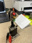 Rare Marx #405 Chrome Metal Automatic Block Signal W/rheostat. Fixed Price $50.00.