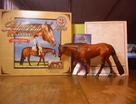 Peter Stone 1992 Blazing Hot World Champion Pleasure Quarter Horse New Box. Fixed Price $60.00.