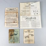Lionel Postwar Instruction Sheets For GP-9 , Submarine Missile Luncher And Car. Fixed Price $25.00.
