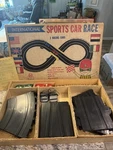 Marx Intl Sports Race Set W/ Box Cars Track No Power Pack Vintage. Fixed Price $44.99.
