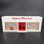 Vintage Plasticville Supermarket SM-6 Scale W/ Window Displays No Box. Fixed Price $19.99.