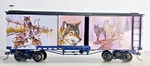 Bachmann Hawthorne Village Silver Moon Express Wolf-themed Boxcar. Fixed Price $20.00.