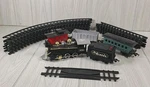 Vintage New Bright Train Locomotive Set With Rails 1989 Colorado Rio Grande 476. Fixed Price $70.00.