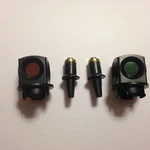Lionel 711-54 (lens) Lantern & Voltage Plugs For 022 Switches Post War Free Ship. Fixed Price $14.99.