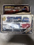 1986 Vintage New Bright The Royal Blue Battery Operated Train Set #1194. Fixed Price $28.86.