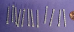 O/ON3 ON30 Flat/gondola Pockets With Stakes Wiseman Detail Parts #O224. Fixed Price $6.00.