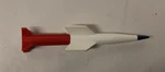 Lionel 6650-80 Missile/rocket Wht Over Red Load F 6823 Or 6650/6-16718 Launchers. Fixed Price $9.95.