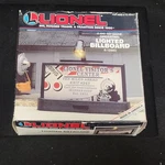 Vintage 1995 Lionel 6-12882 Blinking Billboard Nib. Fixed Price $18.00.