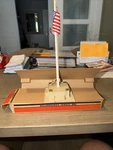 Lionel Flag And Pole Base With Original Box Liner. Nos. Fixed Price $125.00.