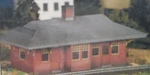 Bachmann Plasticville 45521 Snap Together Ho Scal Rural Station New In Sealed Bg. Fixed Price $14.99.