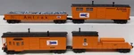 Mth 30-4024-1 Railking Amtrak Diesel Freight Cars Only Ex. Fixed Price $75.99.