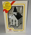 Model Power Ho Scale Church, Lighted W/ 2 Handpainted Figures. Fixed Price $16.93.