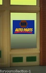 Miller's Napa Auto Parts Animated Neon Window Sign #8895 O/O27 Ho Scale. Fixed Price $16.99.