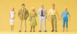 Preiser 65318 Standing Passers-by Figures (set Of 6). Fixed Price $61.18.