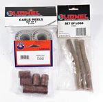 Lionel 6-12795 6-12740 6-12745 Reels Logs Barrels Nib. Fixed Price $12.22.