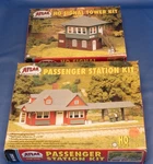 Ho Atlas 706 Passenger Station & 704 Signal Tower Kit- Boxed-complete. Fixed Price $19.95.