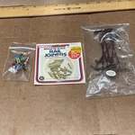 Vintage Scale Lot Of 5 Telephone Poles, 6 Painted People & Brass Rail Joiners. Fixed Price $9.99.